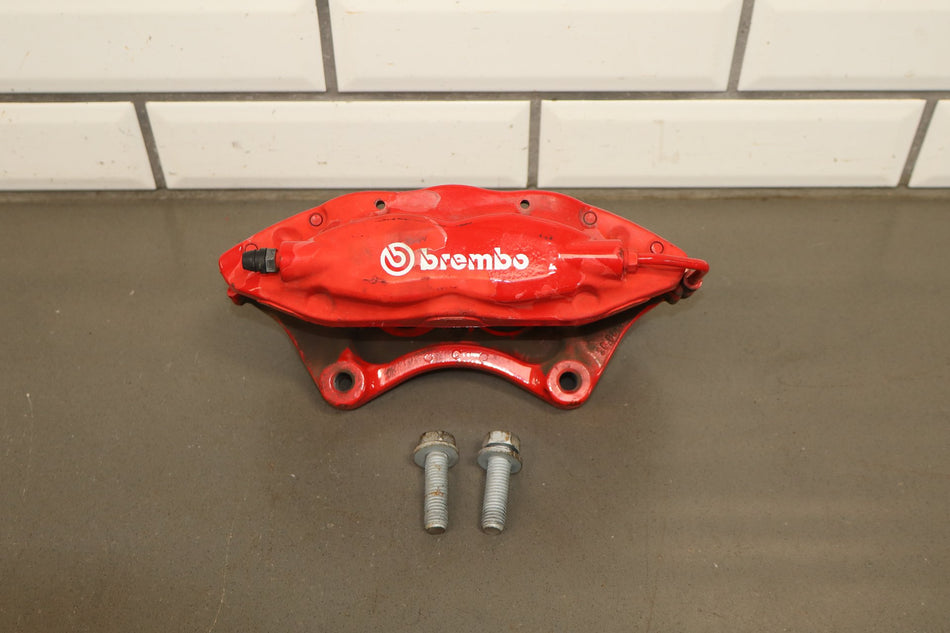2015-23 Challenger Hellcat RH Rear 4-Piston Brembo Caliper Red
