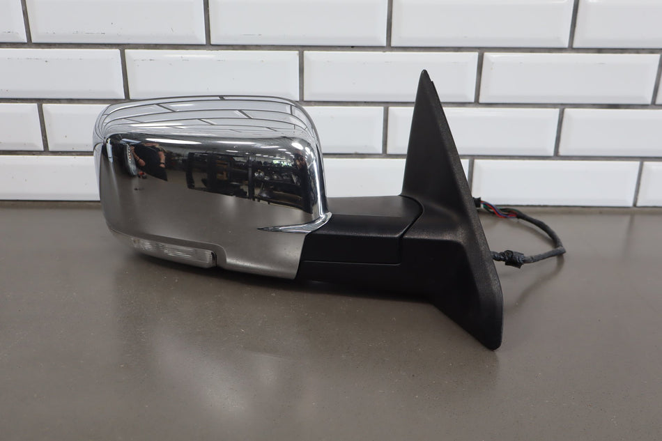 2014-2018 Ram 1500 Right Door Mirror Chrome Power Folding