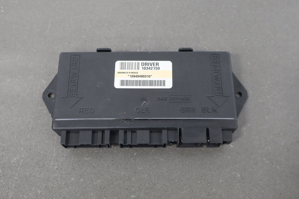 2000-2004 Chevrolet Corvette Driver Left Door Control Module 10342159