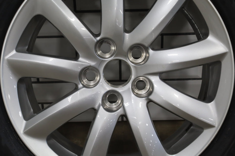 07-17 Lexus LS460 18x7.5 Spare Wheel Silver 9 Spoke w/ Tire
