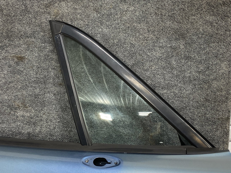 1999-2005 Mazda MX-5 Miata NB Right Front Door Shell w/ Glass Razor Blue 28P