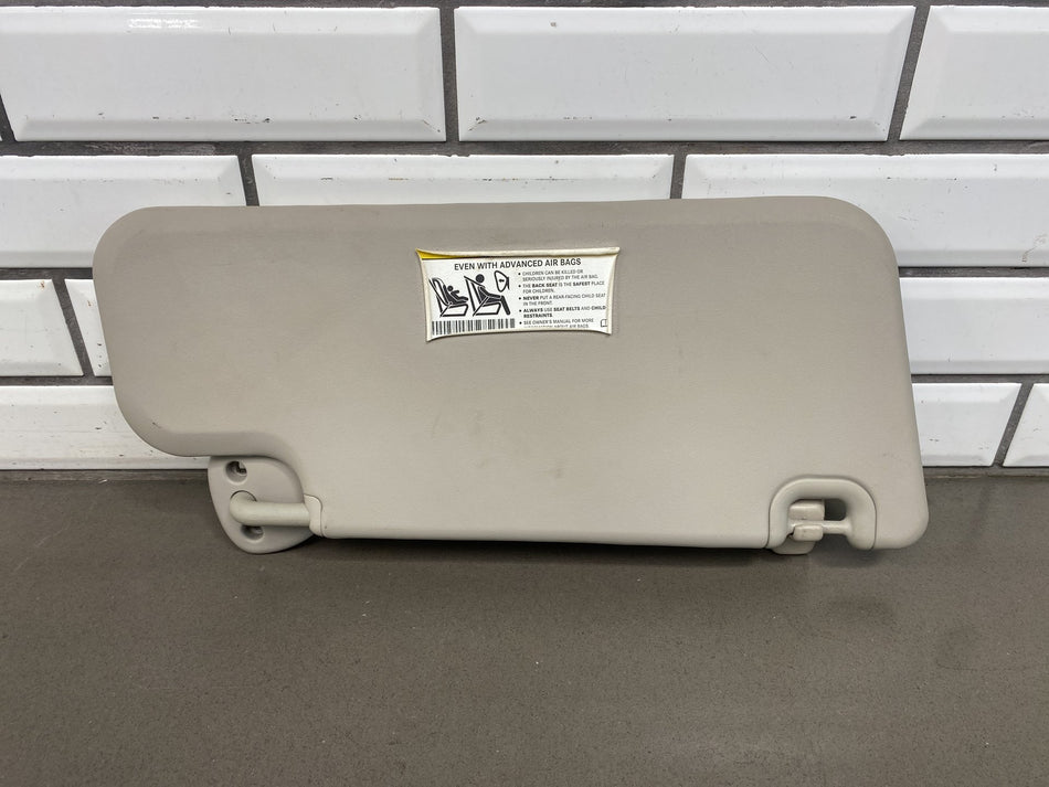 2009-2012 Ram 1500 Sun Visor Pair Left Right Light Pebble Beige/Bark Brown KT