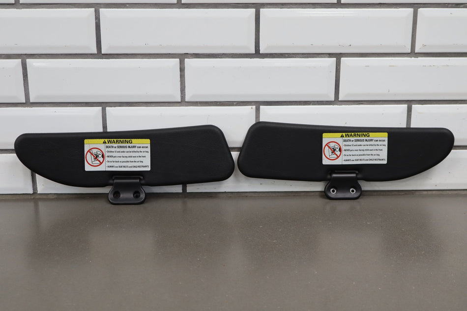 1996-2002 BMW Z3 Sun Visor Pair Left/ Right Black