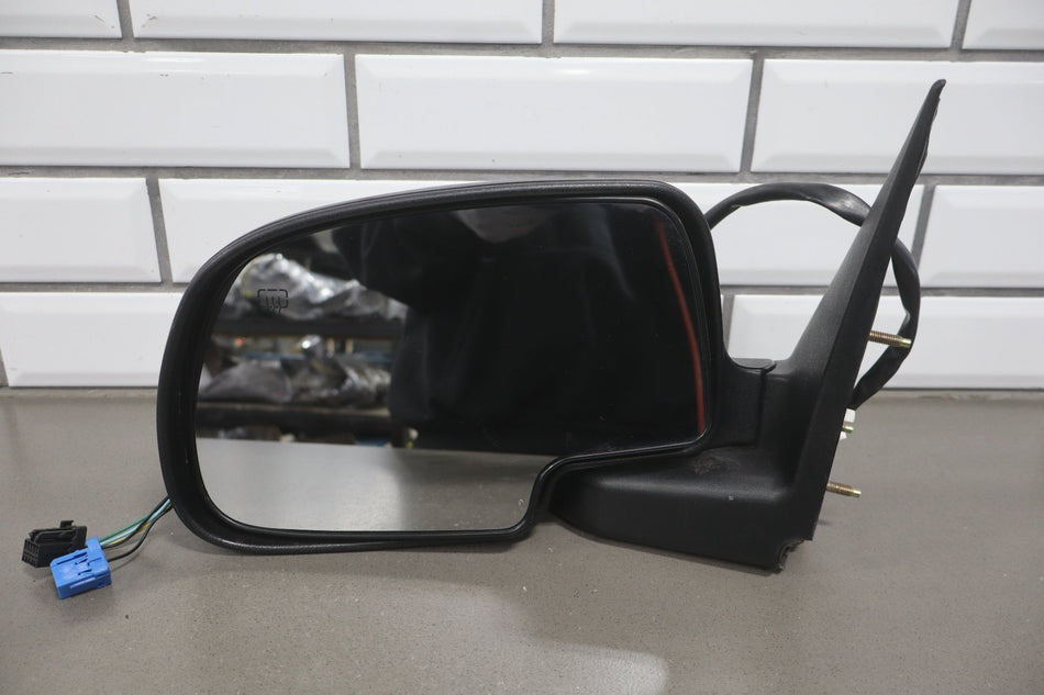 03-06 GMC Yukon Tahoe GMT800 Left Manual Folding (Non Signal) Door Mirror Onyx Black 41U