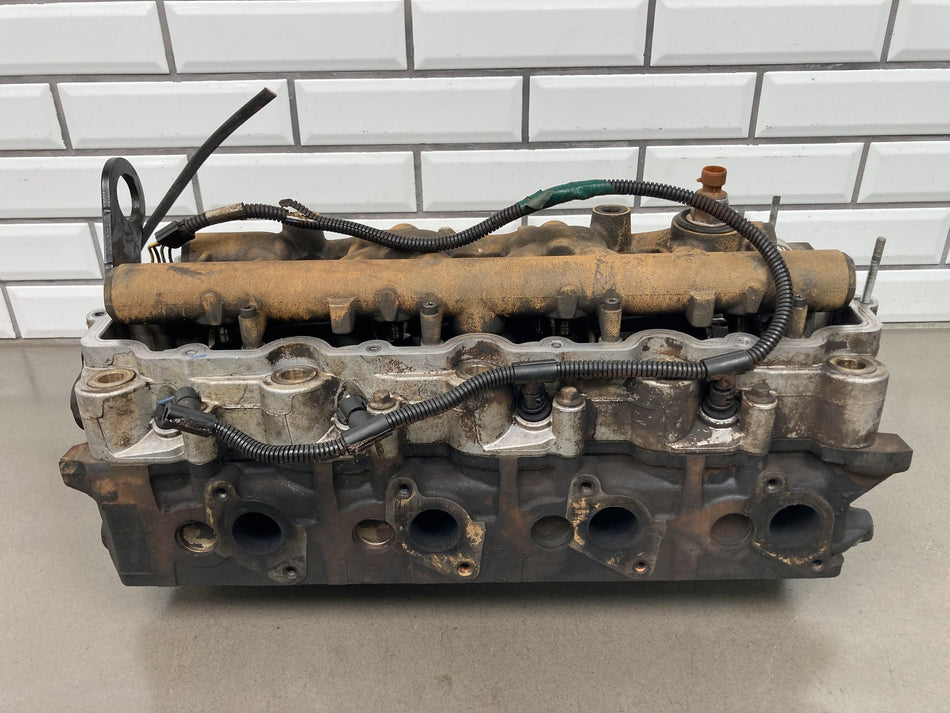 03-07 Ford F250 F350 6.0L Powerstroke Diesel Cylinder Heads Pair 18mm OEM Used