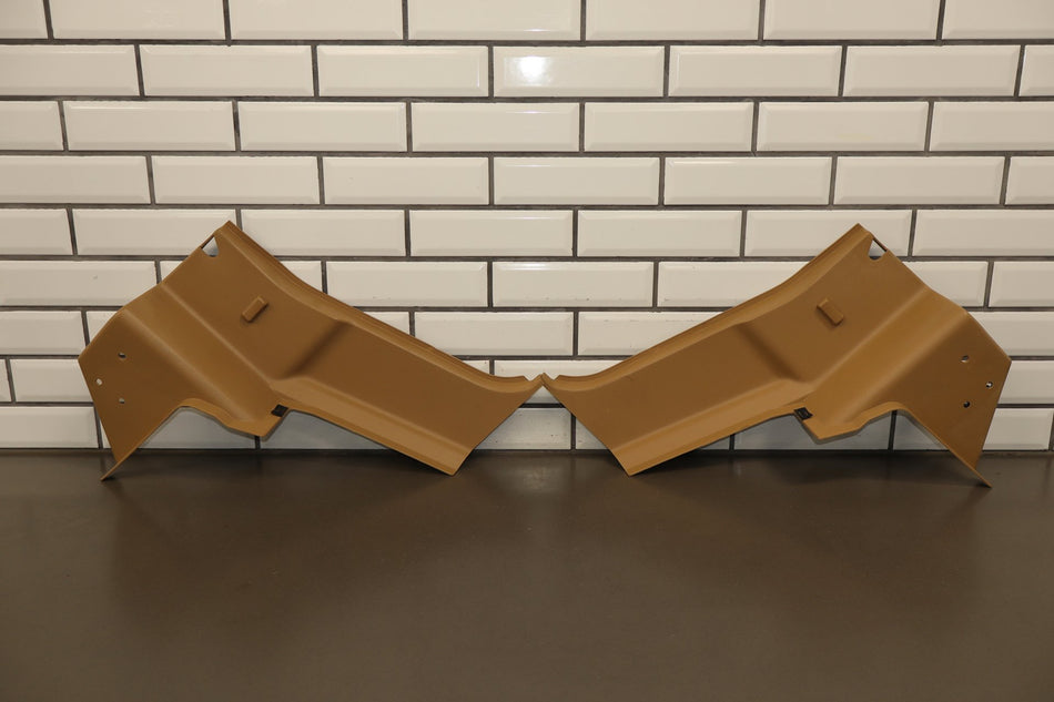 1999-2000 Mazda MX-5 Miata NB1 - Pair - Interior B Pillar Trim Tan