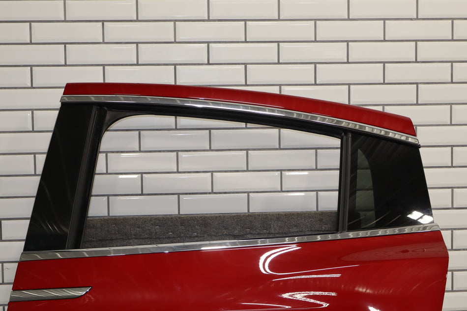 2016-2024 Tesla Model X Rear Left Falcon Door Panel Red PPMR