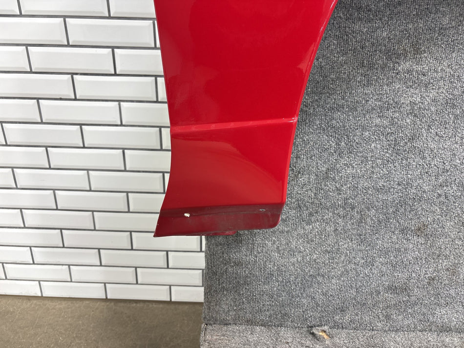 99-04 Ford Mustang Passenger Right RH Front Fender w/ Emblem Vermilion Red E8