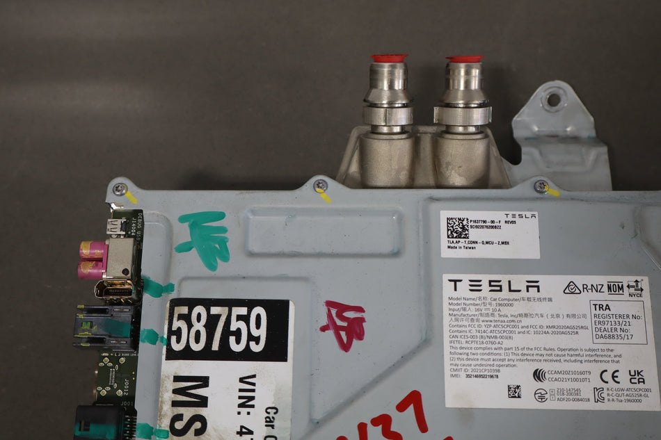 22-25 OEM Tesla Model X ECU Computer Control Module Unit MCU Z