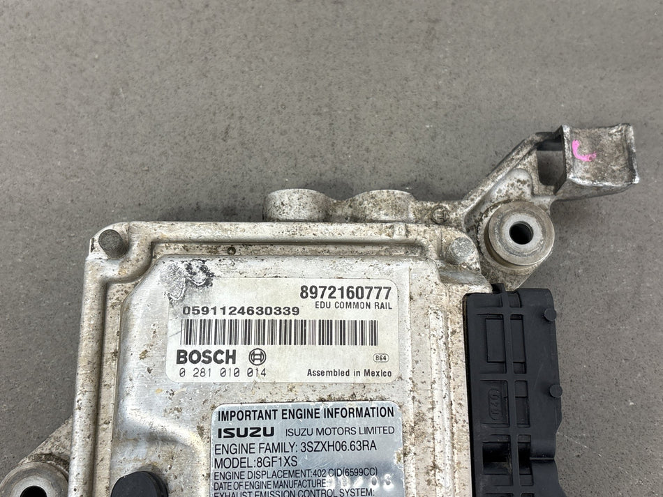 01-04 Chevrolet GMC Duramax LB7 6.6 FICM Bosch 0281010014 8972160777 Tested OEM