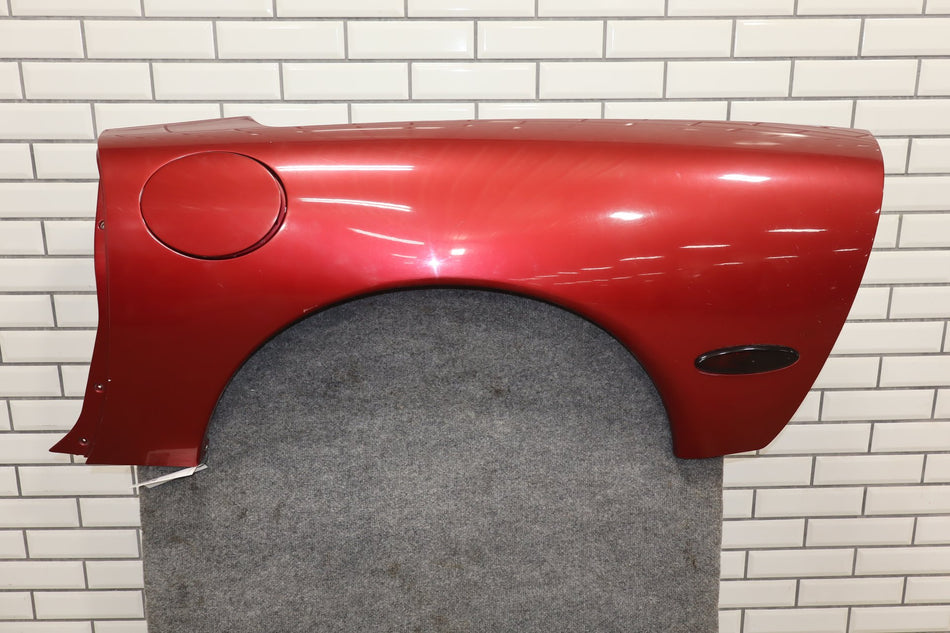 1997-2004 Chevrolet Corvette C5 Coupe Left Driver Quarter Panel Magnetic Red 86
