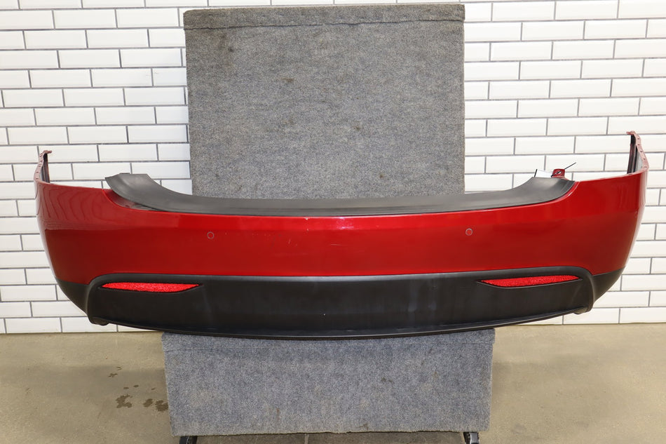 16-20 OEM Tesla Model X Rear Bumper Cover Panel Red PPMR