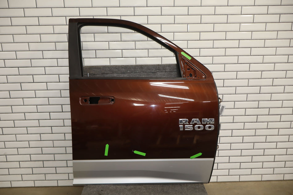 09-18 Ram 1500/2500/3500 Right RH Front Door Crew/Quad Cab Brown PEP
