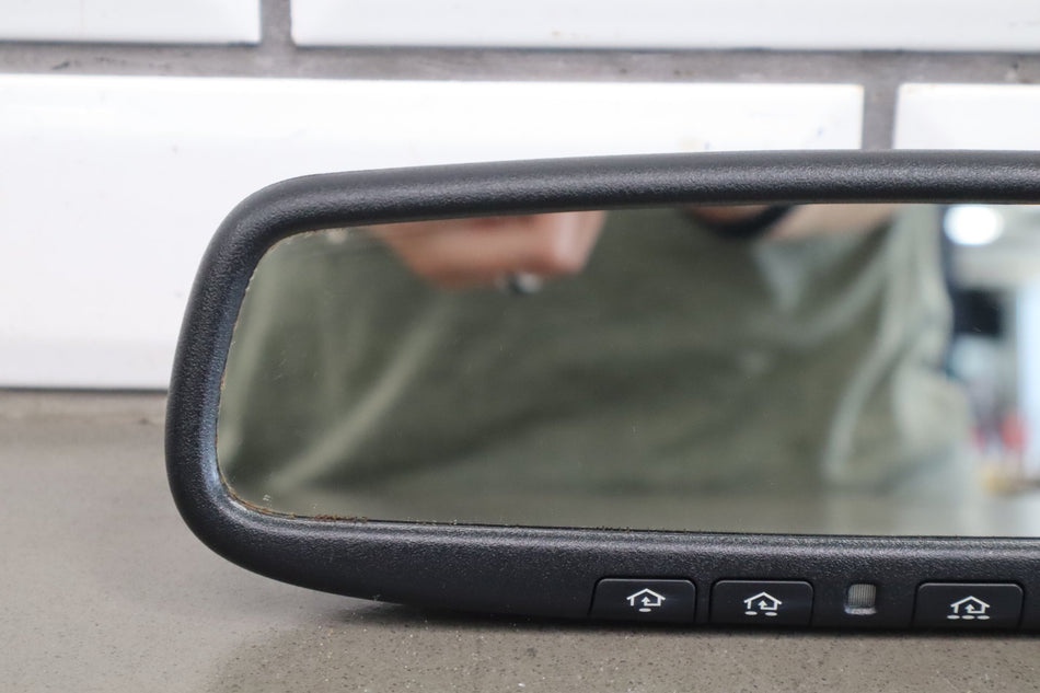 04-08 Mazda RX-8 (SE3P) Interior Rear View Mirror Auto Dim HomeLink Black OEM