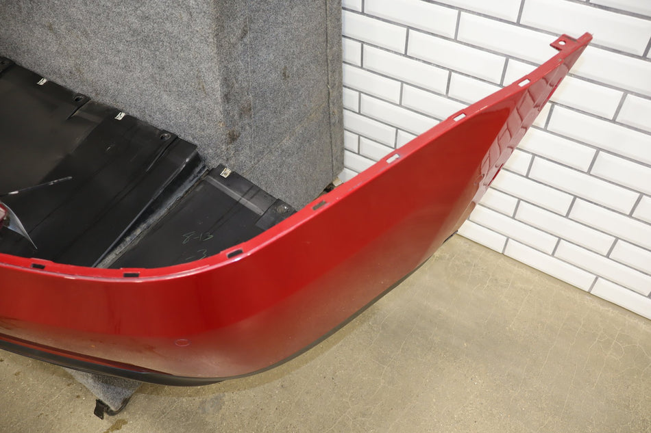 16-20 OEM Tesla Model X Rear Bumper Cover Panel Red PPMR