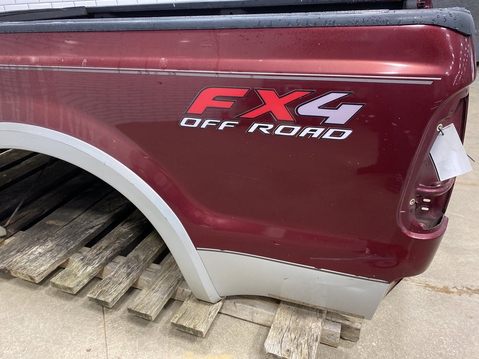 99-07 Ford F250 F350 Super Duty Pickup Truck Bed Box OEM Dark Toreador Red JM