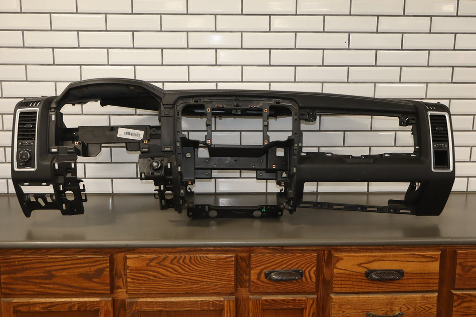 2013-2018 Ram 4th Gen Power Wagon Black Leather Dashboard Assembly OEM