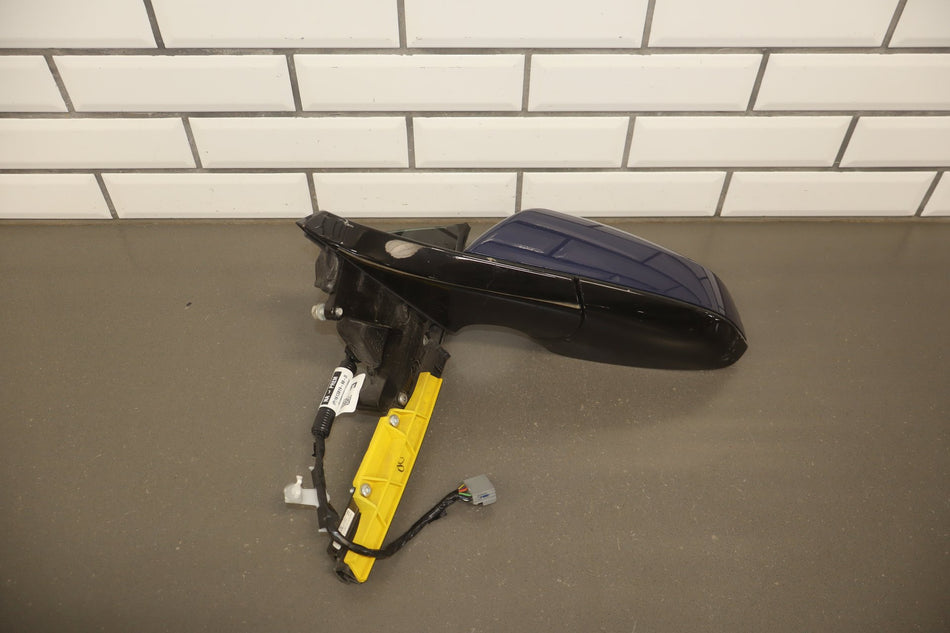 2022 Tesla Model S Left Door Mirror Deep Blue Metallic ppsb
