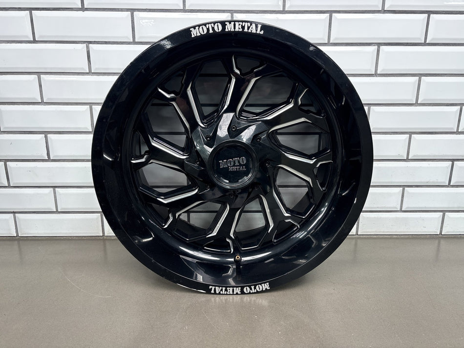 Moto Metal MO999 20x10 -18 Wheel Set of 4 6x135 6x5.5 Black Machined