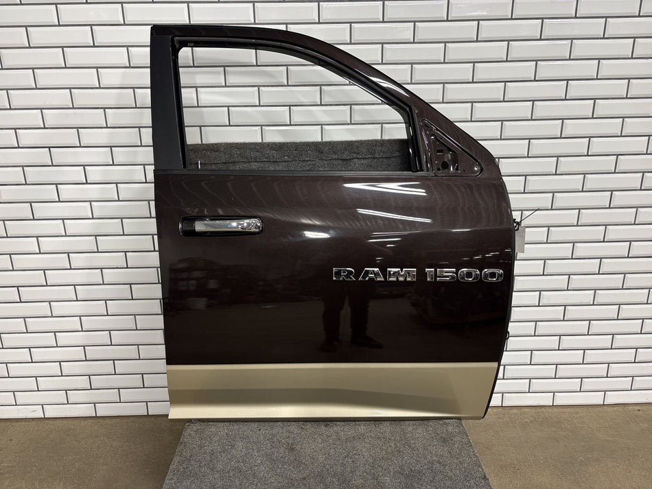 09-18 Ram 1500/2500/3500 Right RH Front Door Crew Cab Rugged Brown Pearlcoat