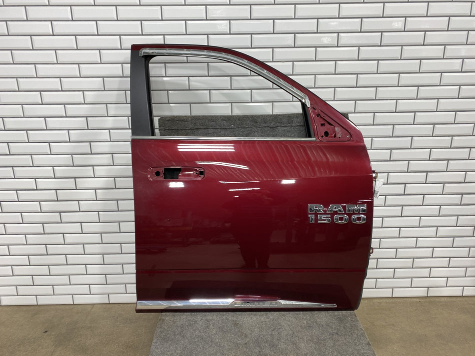 09-18 Ram 1500/2500/3500 Right RH Front Door Crew/Quad Cab Delmonico Red