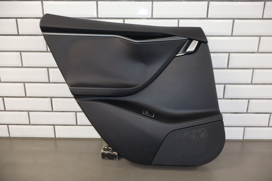 2017 Tesla Model S- Left Rear Door Trim Panel