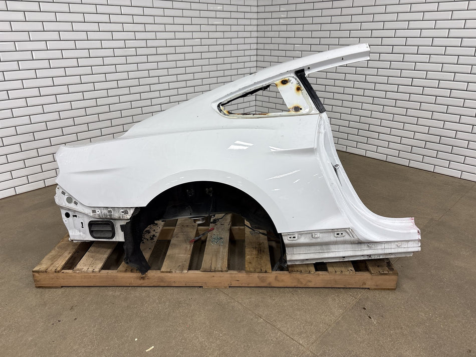 2015-2023 Ford Mustang S550 Coupe Passenger Right Quarter Panel Cut Oxford White