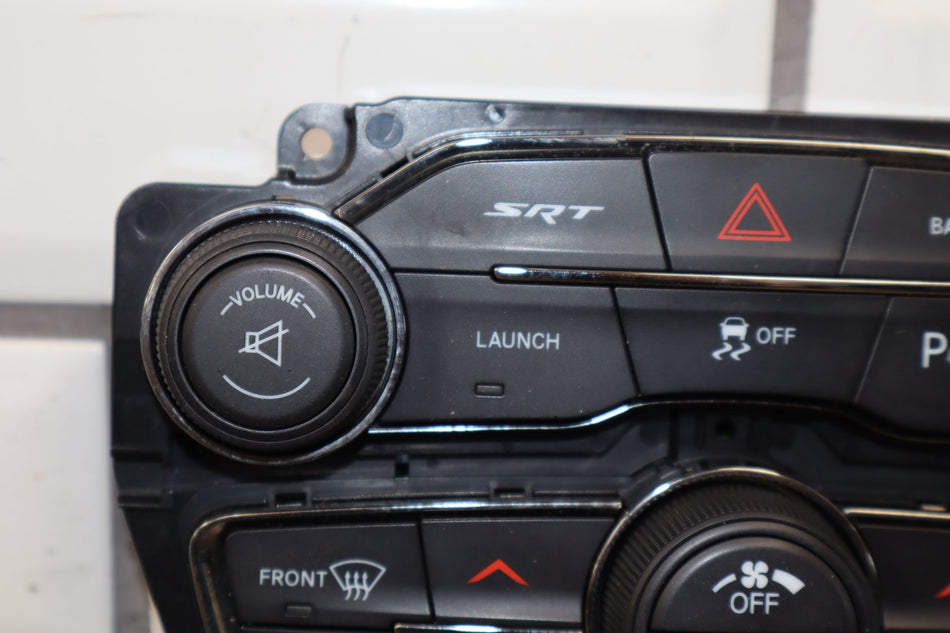 2015-16 Challenger Hellcat Climate Control Panel SRT LAUNCH 68185187AB