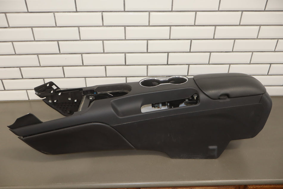 2015-2023 Ford Mustang GT Manual Trans Center Console Assembly Black Leather