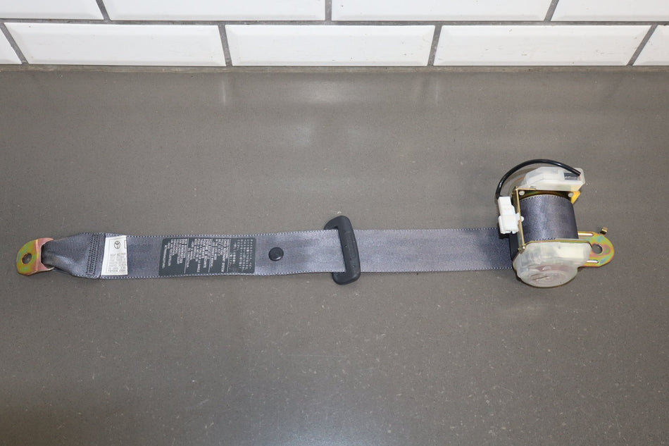1995-1999 Toyota Crown Left Rear Seat Belt Grey Retractor OEM JZS151