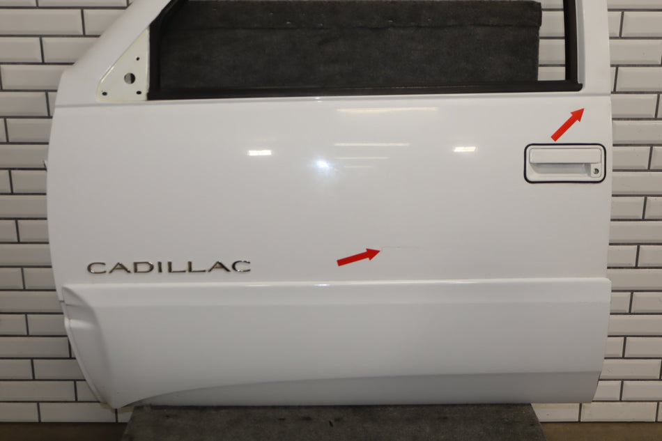 1999-2000 Cadillac Escalade Left Front Door White 50