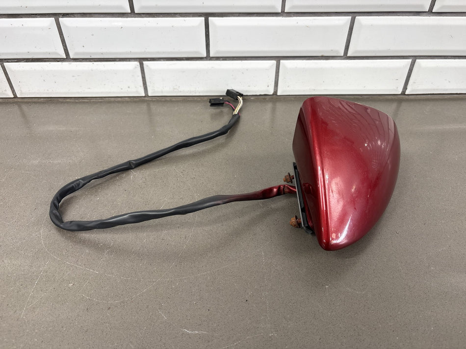 1984-1987 Chevrolet Corvette Left Door Mirror Dark Red 14086769