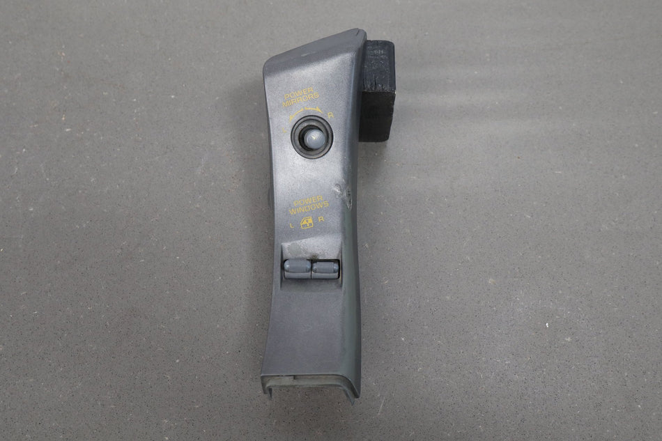 1990-1991 Chevrolet Corvette C4 - Front Door Window, Mirror Switch W/ Bezel (Amber)
