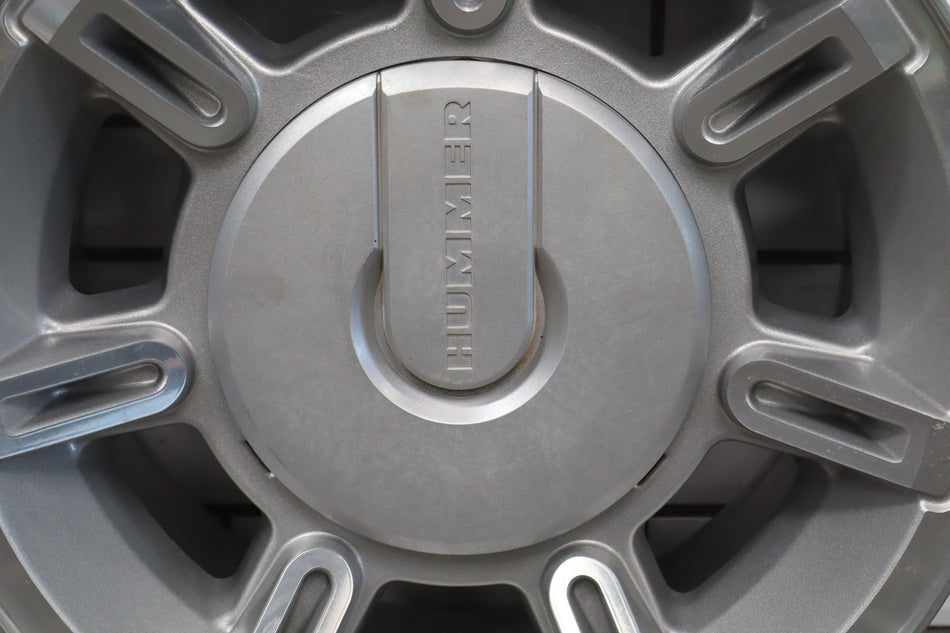 2003-2007 Hummer H2 17x8.5 OEM Wheel- Single Silver