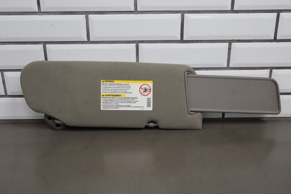 99-02 Chevy GMC Silverado Sierra Sun Visor Pair Graphite