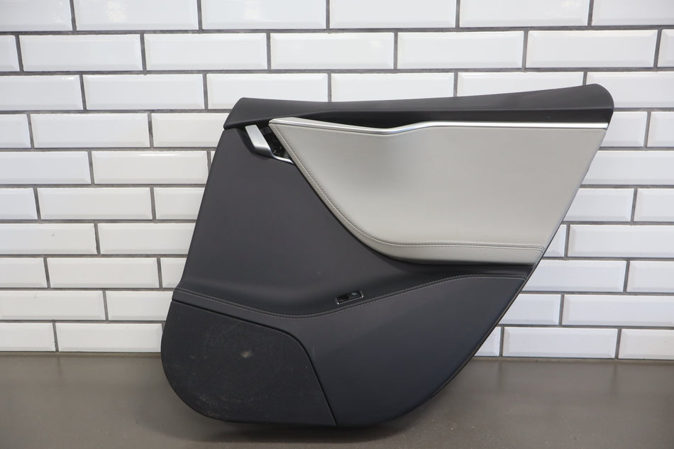 2015 Tesla Model S 85D Right Rear Door Trim Panel