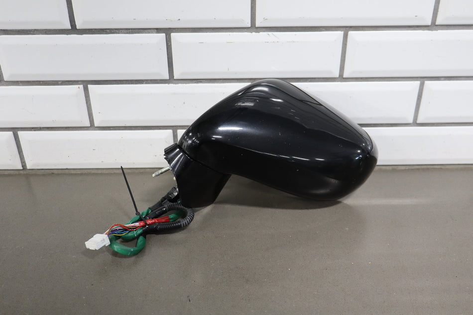 2007-09 Lexus LS460 Left Door Mirror Power Fold Obsidian Black 212