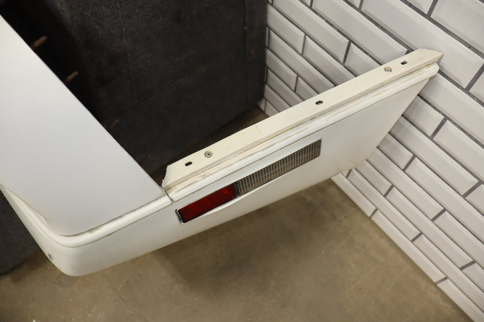 1984-1990 Chevrolet Corvette C4 Rear Bumper Artic White