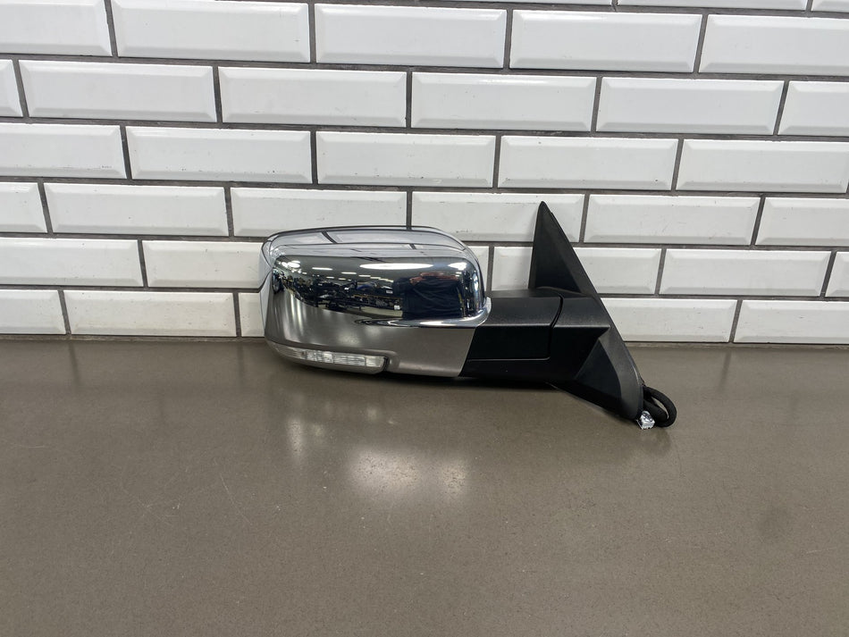 2013-2018 Ram 1500 Truck Right RH 6x9 Chrome Power Folding Door Mirror Heated