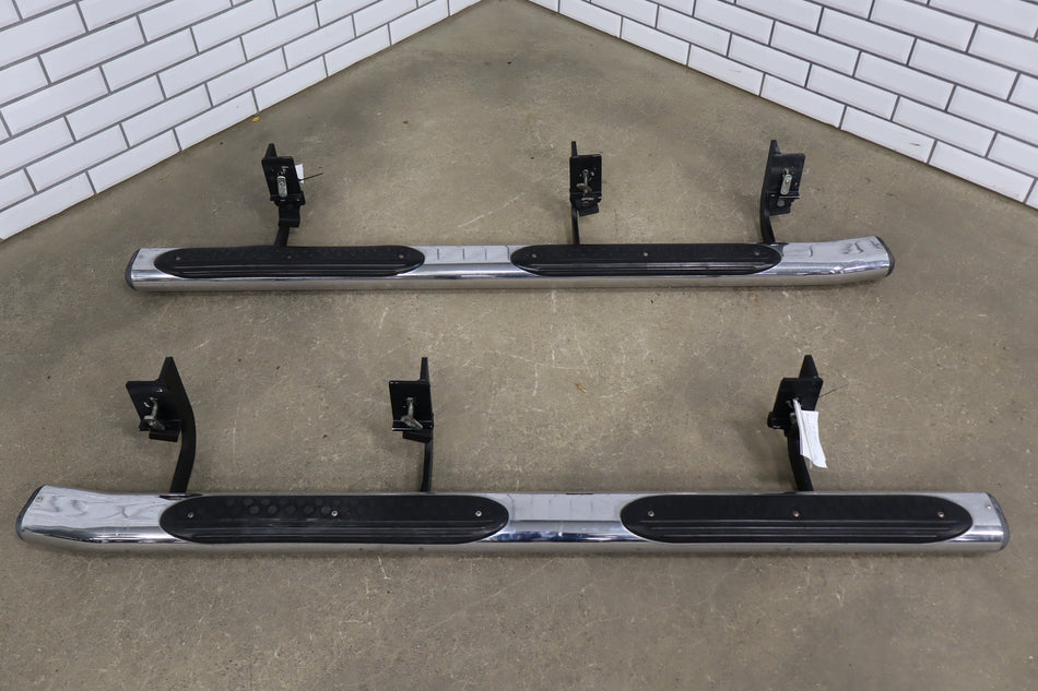 1998-2002 Isuzu Trooper Pair - Running Boards | Chrome