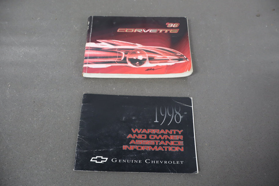 1998 Chevrolet Corvette C5- Owners Handbook