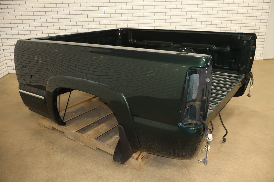 99-07 Chevy GMC Silverado Sierra GMT800 6.6 Foot Rust Free Truck Bed Green