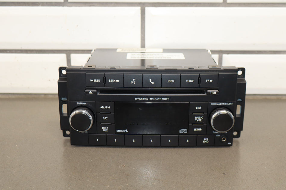 2012-14 Dodge Challenger Radio AM-FM-CD Sirius 5091195AE OEM
