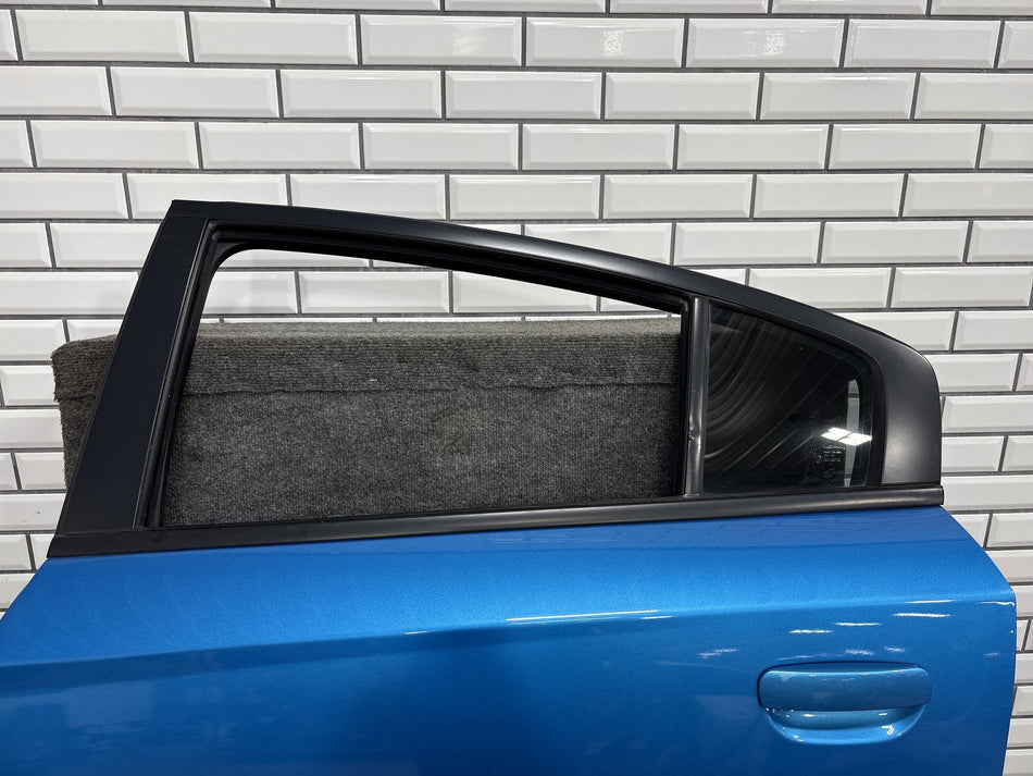 15-23 Dodge Charger Left Rear Door B5 Blue PQD (Bare)