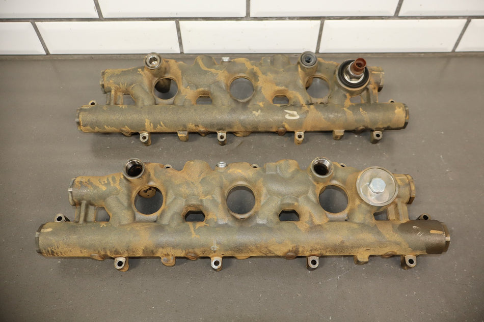 2006 Ford F-250 6.0L Powerstroke High Pressure Oil Rails Pair Left/Right OEM