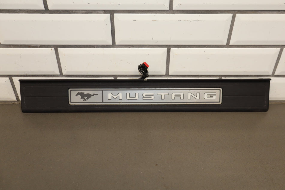 2015-2023 Ford Mustang GT S550 Pair Door Sill Plates Lighted Scuff OEM