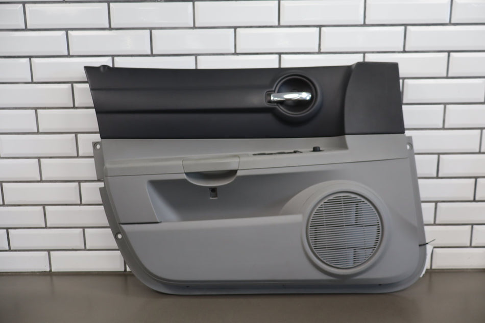 06-10 Dodge Charger SRT8 Front Door Panels Pair Dark Gray DB