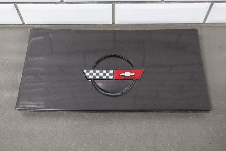 1984-1996 Chevrolet Corvette C4 Coupe- Fuel Filler Door Charcoal Metallic 96