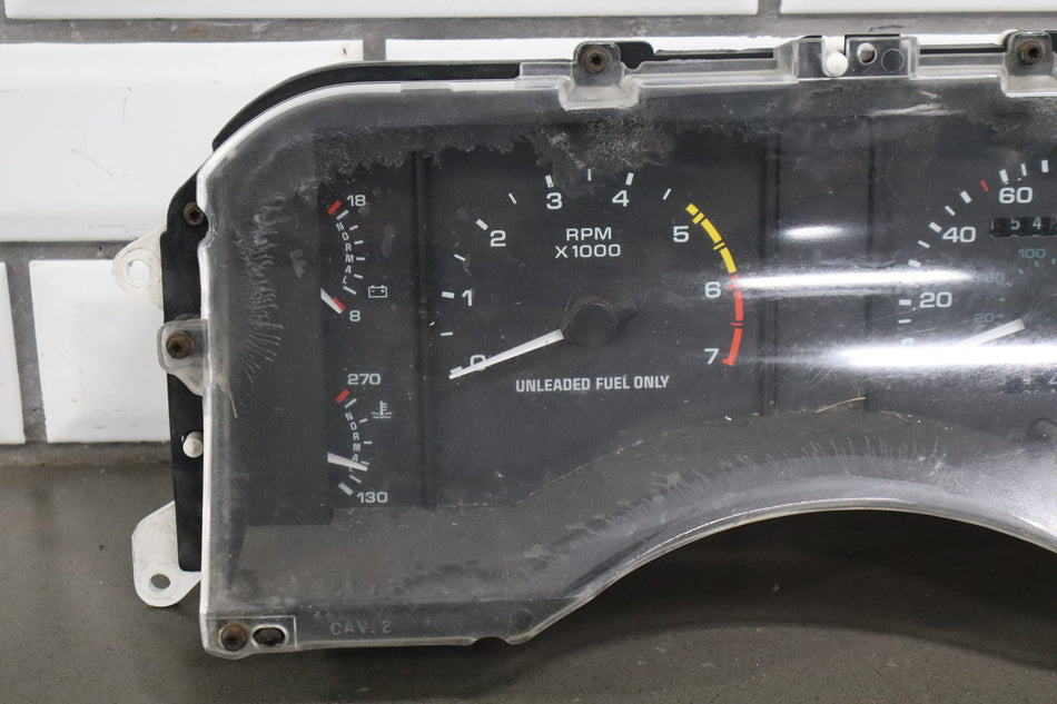 90-93 Ford Mustang V8 Instrument Cluster 140MPH Speedometer OEM