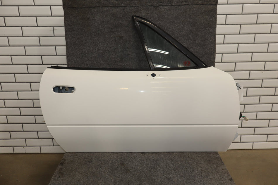 1990-1994 Mazda MX-5 Right Front Door White PT NAY45802XB